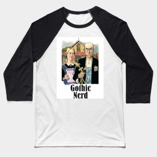Gothic Nerd Baseball T-Shirt